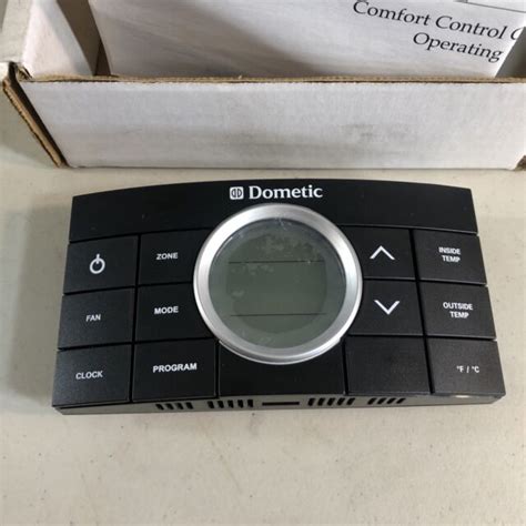 dometic  button programmable rv cccii thermostat black   sale  ebay