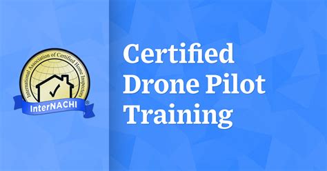 certified drone pilot training internachi
