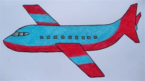 menggambar pesawat terbang belajar menggambar pesawat