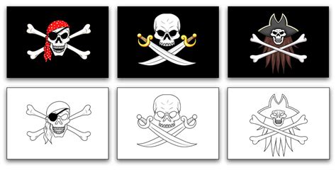 pirate ship flag printable