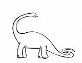 Outline Apatosaurus Coloring Pages Kids Tocolor Print Color Button Through sketch template