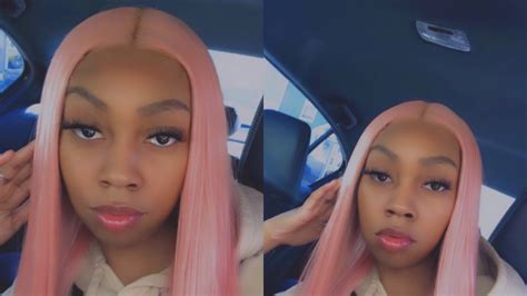 pink synthetic amazon wig update youtube