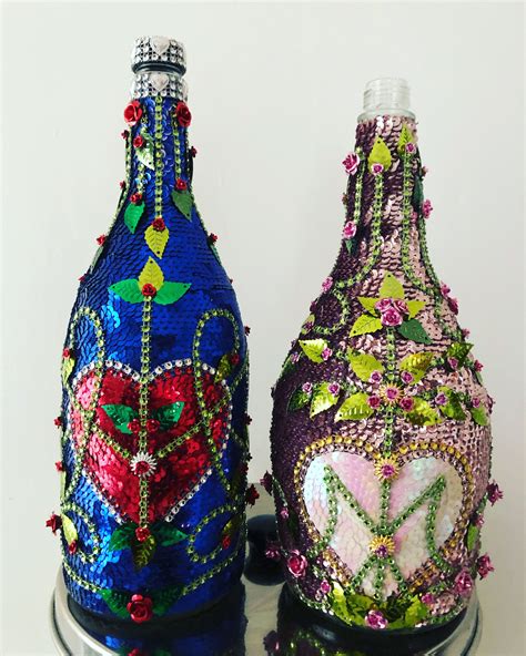 Ezili Freda And Ezili Danto Veve Boutey Bottles Voodoo Art Haitian Art