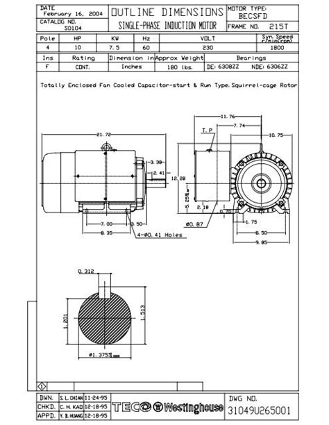 teco motor wiring diagram
