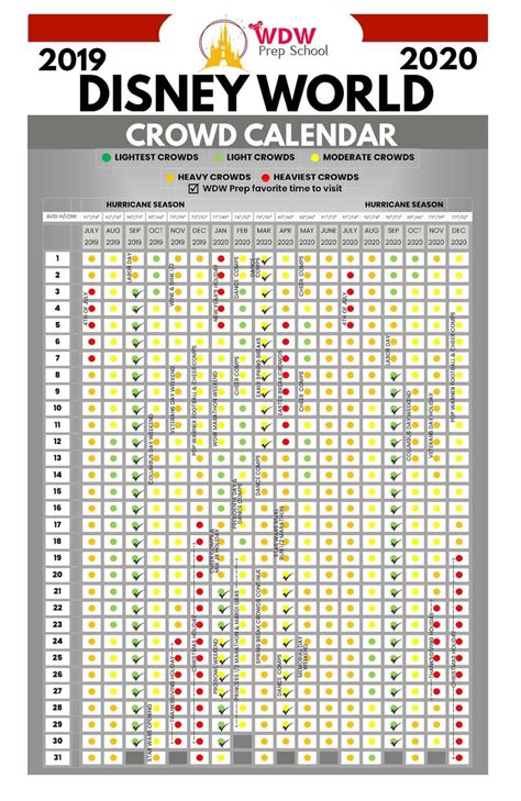 disney world  crowd calendar  times   disney world