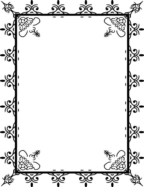page border png   page border png png images  cliparts  clipart library