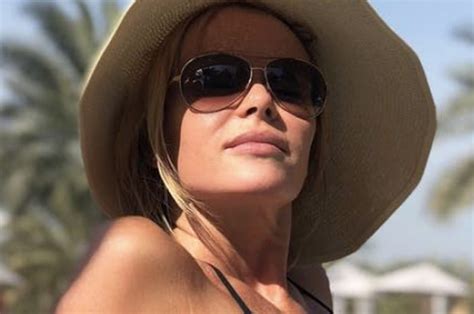 amanda holden instagram britain s got talent 2018 babe flaunts assets in teeny swimsuit daily