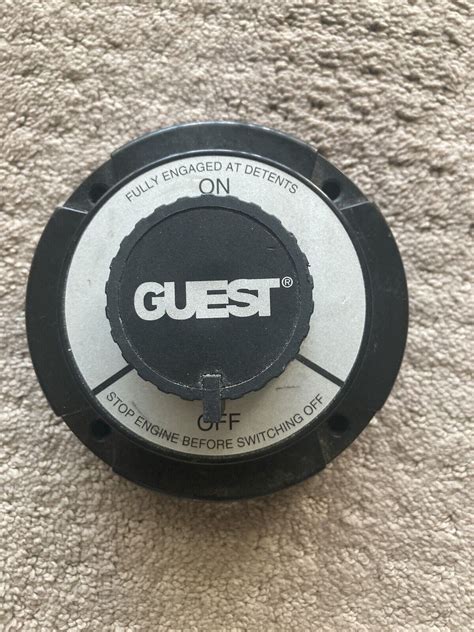 guest  battery onoff switch universal mount ebay
