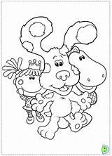 Coloring Clues Blue Pages Dinokids Blues Close Coloriage Fun sketch template