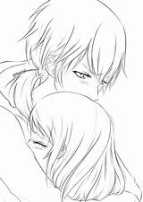 Deviantart Anime Mystic Couple Outline Mc Cute sketch template