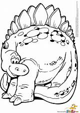 Stegosaurus sketch template