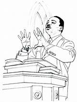 Martin Coloring Luther Pages King Jr Reformation Colori Dr Mlk Getcolorings Getdrawings Colorings Printable sketch template