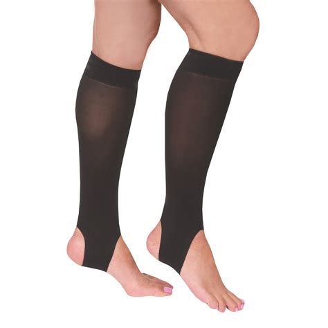 Support Plus® Womens Light Compression Stirrup Knee Highs Support Plus