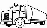 Tanker Truck Peterbilt Camiones Camion Camión Clipartmag Flatbed sketch template