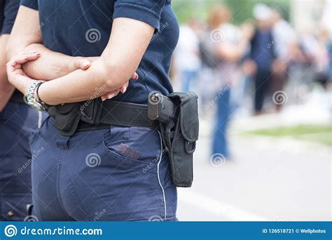 police woman on duty stock image image of woman working