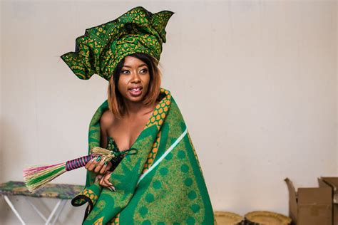 sotho wedding with the bride in green seshweshwe south african