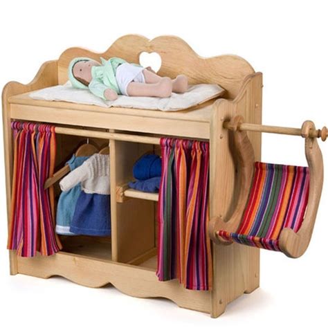 wooden baby doll changing table woodworking projects plans