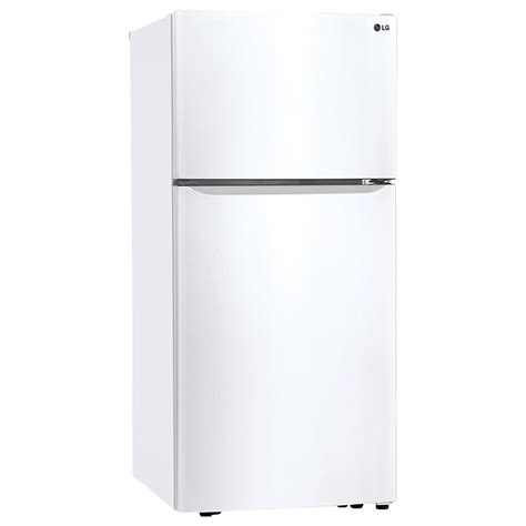 lg  cu ft top freezer refrigerator  smooth white nebraska furniture mart