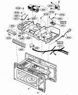 Parts Microwave Kenmore Elite Model Searspartsdirect Interior Oven Cavity sketch template