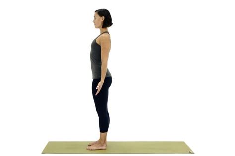 yoga exercises   pain  hip work   balanced  mountain