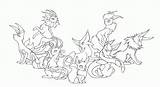 Coloring Eevee Pokemon Evolutions Pages Popular sketch template