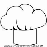 Chef Hat Coloring Vector Chefs Pages Freeiconspng Transparent sketch template