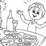 Passover Coloring Pages Seder Printable Plate Kids Getdrawings Getcolorings First Drawing Color sketch template