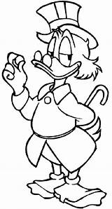 Mcduck Scrooge Picsou Dime Complexe Duck Kidsplaycolor sketch template
