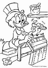 Scrooge Mcduck Coloring Pages Print Book Color sketch template