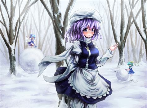 Cirno Daiyousei Fairy Letty Whiterock Purple Eyes Snow T M