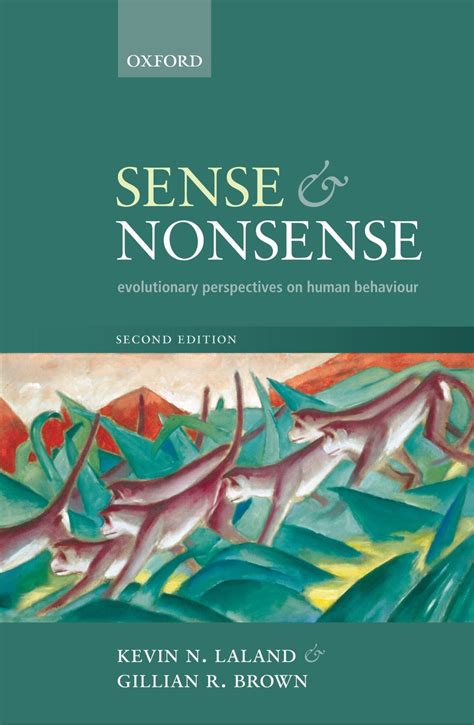 Sense And Nonsense Evolutionary Perspectives On Human Behaviour