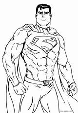 Superman Pages Coloring Color Printable Kids Cool2bkids sketch template
