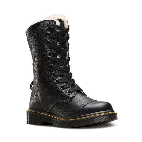 womens winter boots drmartens aimilita black babylonia