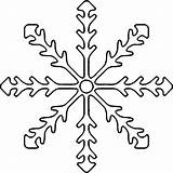 Coloring Snowflake Wecoloringpage Pages sketch template