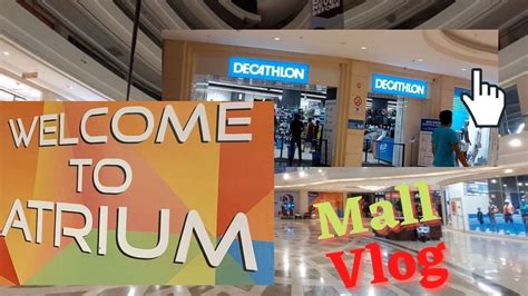 atrium mall  decathlon hyd vlog youtube