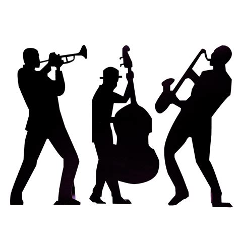big band silhouette   big band silhouette png images