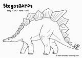Stegosaurus Dinosaurs Rex Dino A4 Colorir Designlooter Dltk Dinossauros Dinosaure Ebooks sketch template