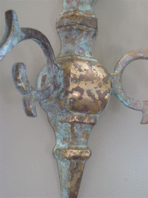victorian   give brass  antique patina