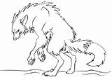 Lupo Mannaro Werewolf Lupi Stampare Mannari Lobisomem Werwolf Spaventoso Spaventosi Colorir Imprima sketch template