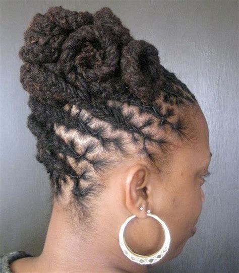 Loc Updo Side View Natural Hair Styles Natural Hair Styles For Black