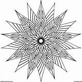 Coloring Geometric Pages Cool Designs Shapes Printable Patterns Pattern Abstract Color Adults Easy Simple Mandala Colouring Shape Kids Print Vector sketch template