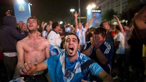 argentina s soccer fans delight in making it to world cup final in