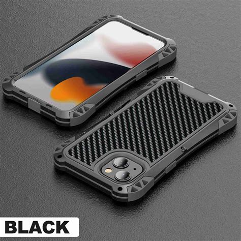 dteck metal bumper silicone case  iphone  mini heavy duty shockproof  full body hybrid