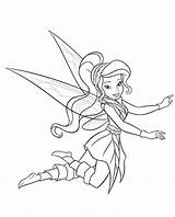 Coloring Pages Pirate Tinkelbell Fairy Library Clipart Tinkerbell Vidia sketch template