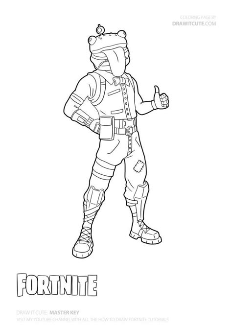 fortnite coloring pages bob jambestlune