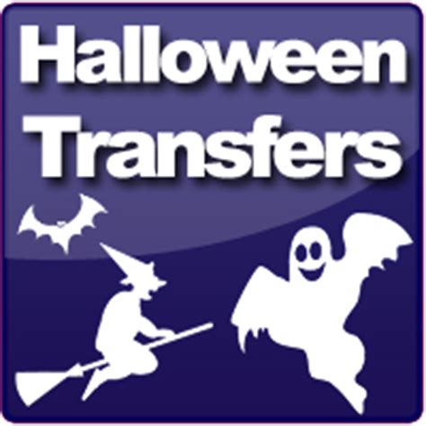iron  halloween transfers