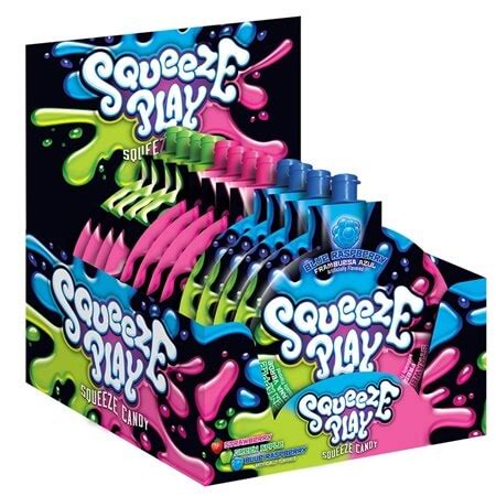 squeeze play squeeze candy gel candy fun novelty treats