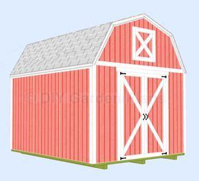 gambrel shed plans  loft add  window