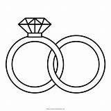 Wedding Rings Coloring Pages Template sketch template