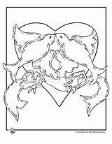 Coloring Wedding Pages Lovebird Birds Designlooter Drawings Batch Shaped Heart Popular 04kb 880px sketch template
